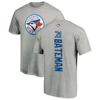Men's Toronto Blue Jays Brett Bateman Ash Backer T-Shirt