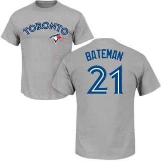Men's Toronto Blue Jays Brett Bateman Gray Roster T-Shirt