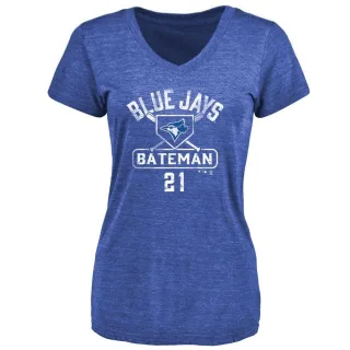 Women's Toronto Blue Jays Brett Bateman Royal Base Runner T-Shirt