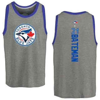 Youth Toronto Blue Jays Brett Bateman Ash Backer Tank Top