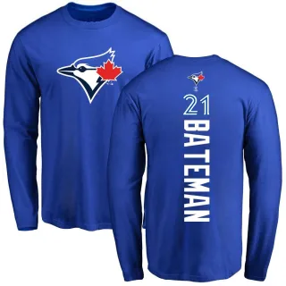 Youth Toronto Blue Jays Brett Bateman Royal Backer Long Sleeve T-Shirt