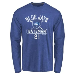 Youth Toronto Blue Jays Brett Bateman Royal Base Runner Long Sleeve T-Shirt