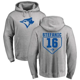 Youth Toronto Blue Jays Michael Stefanic Gray Branded RBI Pullover Hoodie - Heathered